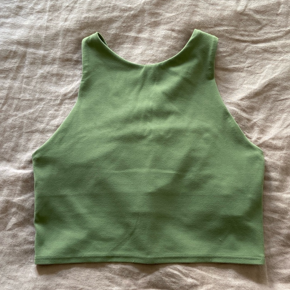 Athleta Concious crop Bra - light green